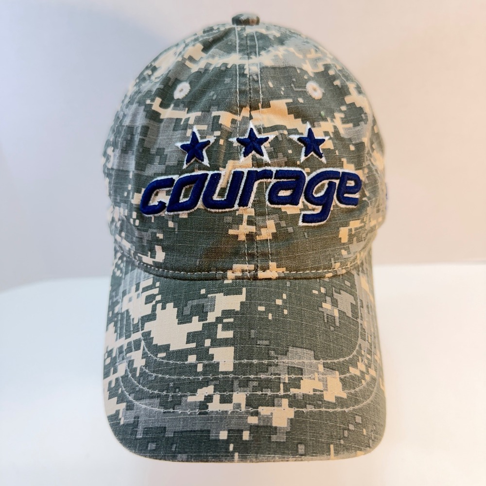 Washington Capitals Zephyr Hat OSFM Green Digital Camo Courage NHL Cap